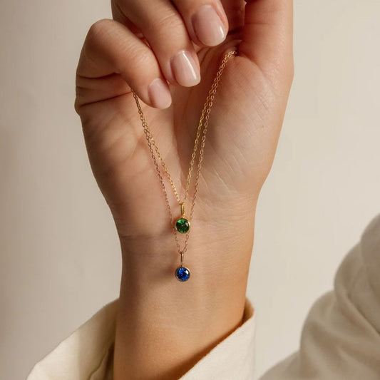 Personality Element Birthstone Necklace